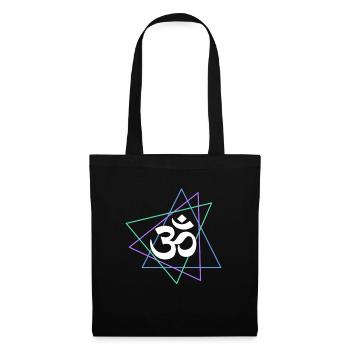 Méditation - Sac en tissu - noir - Devant