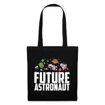 Astronaut Kinder Raumfahrt - Stoffbeutel - Schwarz - Vorne