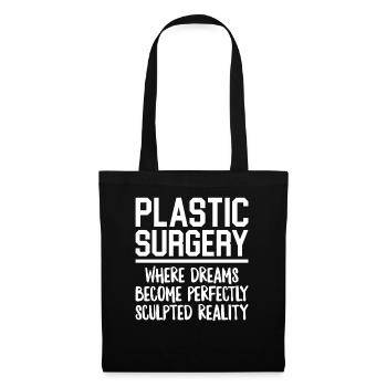 Plastic Surgery Sculpted Reality Surgeon - Tote Bag - black - Front