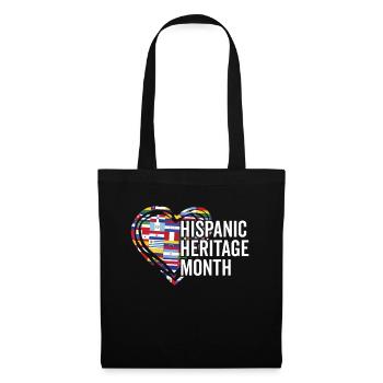 Hispanic Heritage Month Flag Funny Hispanic - Tote Bag - black - Front