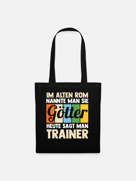 Sportmannschaft Trainer - Stoffbeutel - Schwarz