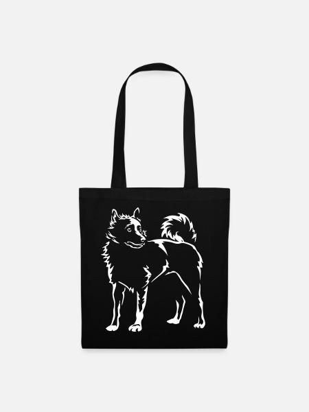 Schipperke "Black Edition" - Stoffbeutel - Schwarz