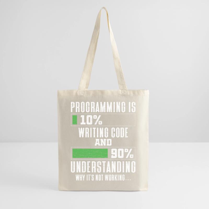 Programmierer Informatiker Coder Stoffbeutel