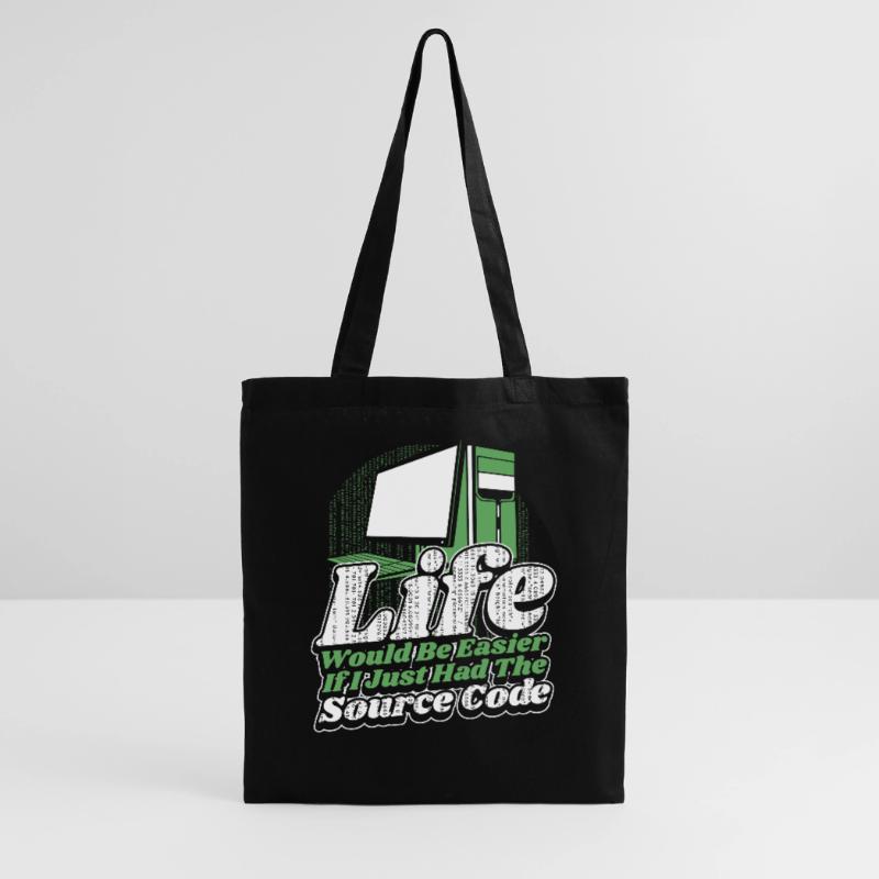 Life Would Be Easier Developer Coder Programmer Tote Bag