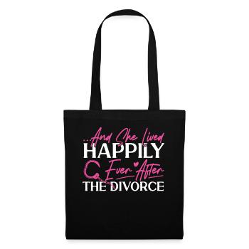 Happy Divorce Party ... And She Lived - Tote Bag - black - Front