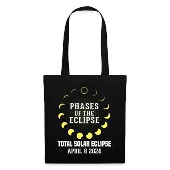 Funny Eclipse Astronomy Solar System April 8 2024 - Tote Bag - black - Front
