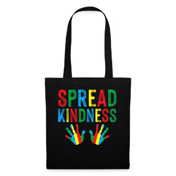 Spread Kindness Anti Bullying World Kindness Day - Tote Bag - black - Front