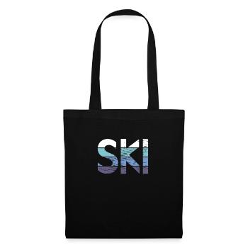 Ski - Sac en tissu - noir - Devant