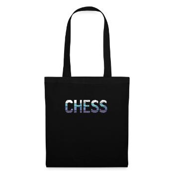 Schach - Stoffbeutel - Schwarz - Vorne