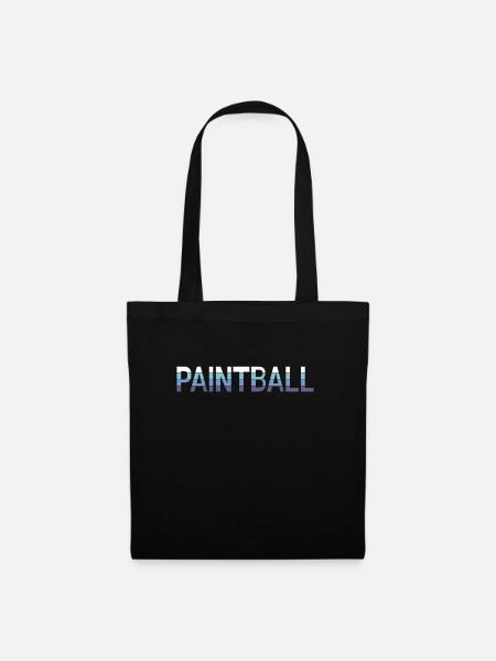 Paintball - Stoffbeutel - Schwarz