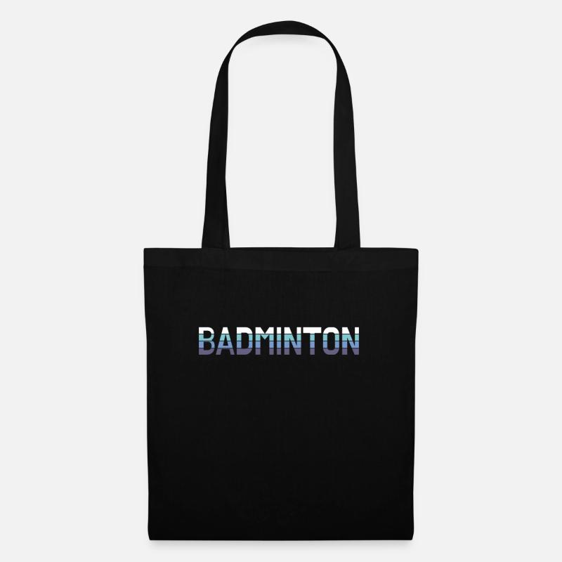 badminton - Stoffbeutel - Schwarz