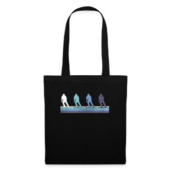 Planche à neige - Sac en tissu - noir - Devant