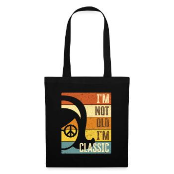 70s 1970s 60s 1960s Party Costume - Tote Bag - black - Front