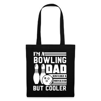 Bowling Bowling Dad Is Cooler - Tote Bag - black - Front