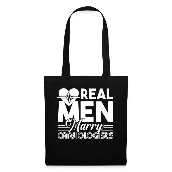 Cardiologist Real Men Marry Cardiologists - Tote Bag - black - Front