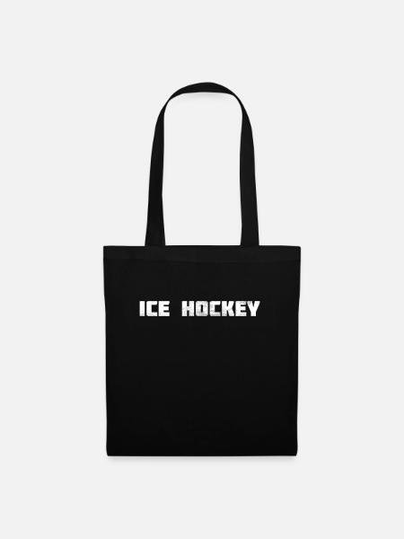Eishockey - Stoffbeutel - Schwarz