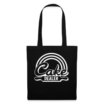 Chemise de pâtisserie, Cake Dealer Rainbow Rolling Pin - Sac en tissu - noir - Devant