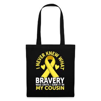 Childhood Cancer Cousin Family Childhood Cancer - Tote Bag - black - Front