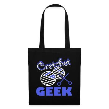 Crocheting Crochet Geek - Tote Bag - black - Front
