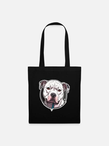 Pitbull Pitbull Hund Pitbull Kleidung Pitbulls - Stoffbeutel - Schwarz
