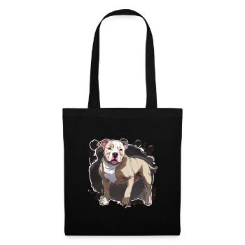 Pitbull Pitbull Chien Pitbull Vêtements Pitbulls - Sac en tissu - noir - Devant