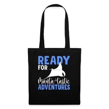 Manta rays, manta rays, manta rays, manta rays - Tote Bag - black - Front