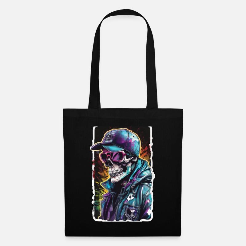 Skull Sunglasses Skulls Skull Skulls Skulls - Tote Bag - black