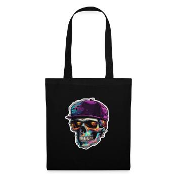 Skull Sonnenbrille Skulls Totenkopf Totenköpfe - Stoffbeutel - Schwarz - Vorne