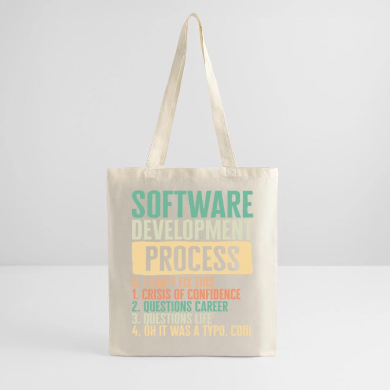 Programmer Shirt, I Software Development Process Tote Bag