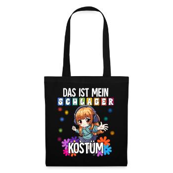 Das Ist Mein Schlager Kostüm - Stoffbeutel - Schwarz - Vorne