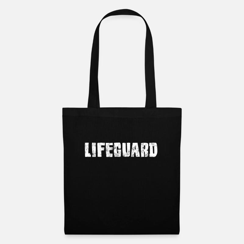 Lifeguard Rettungsschwimmer - Stoffbeutel - Schwarz