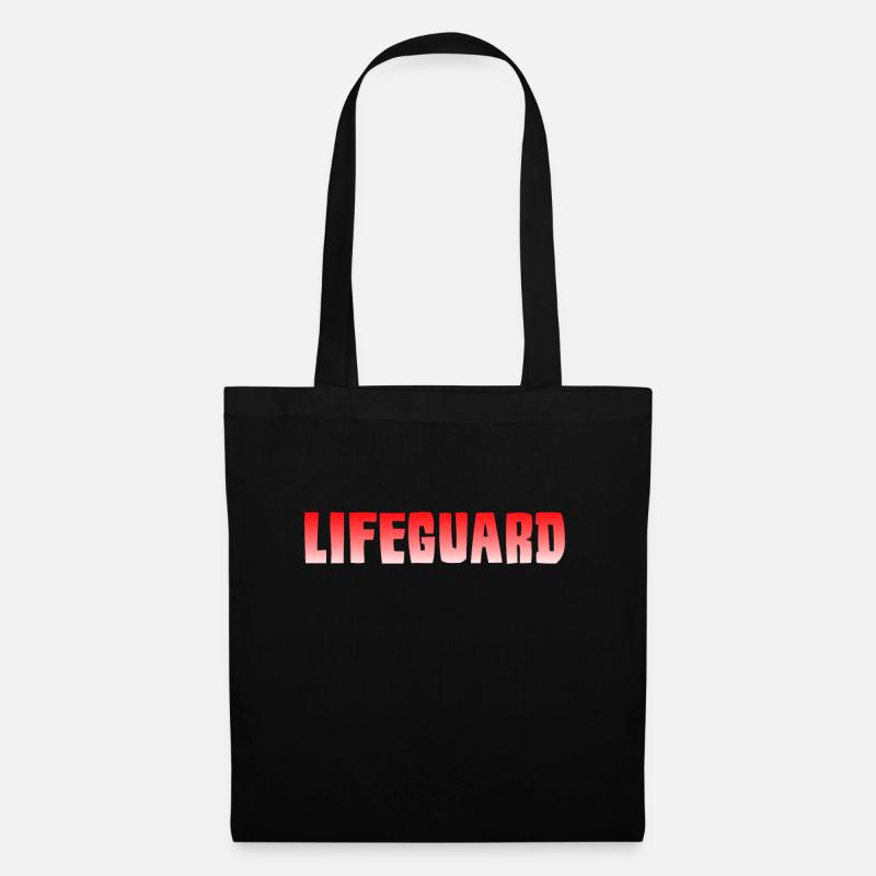 Lifeguard Rettungsschwimmer - Stoffbeutel - Schwarz