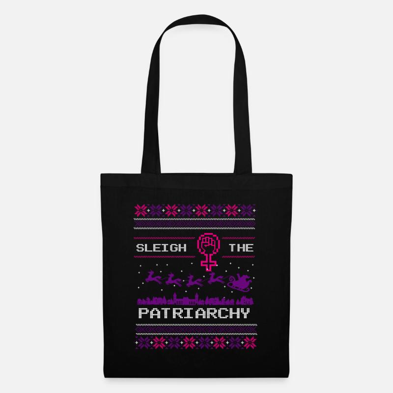 Sleigh The Patriarchy - Stoffbeutel - Schwarz