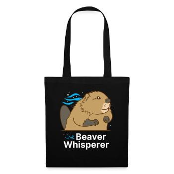 Beaver Whisperer - Tote Bag - black - Front