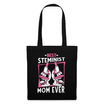 Best Steminist Mom Ever Scientist Empowering - Tote Bag - black - Front