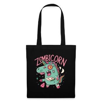 Zombiecorn Zombie Unicorn Unicorn Halloween - Tote Bag - black - Front