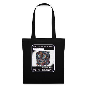 Pinball Pinball Machine Arcade Gamer Funny - Tote Bag - black - Front