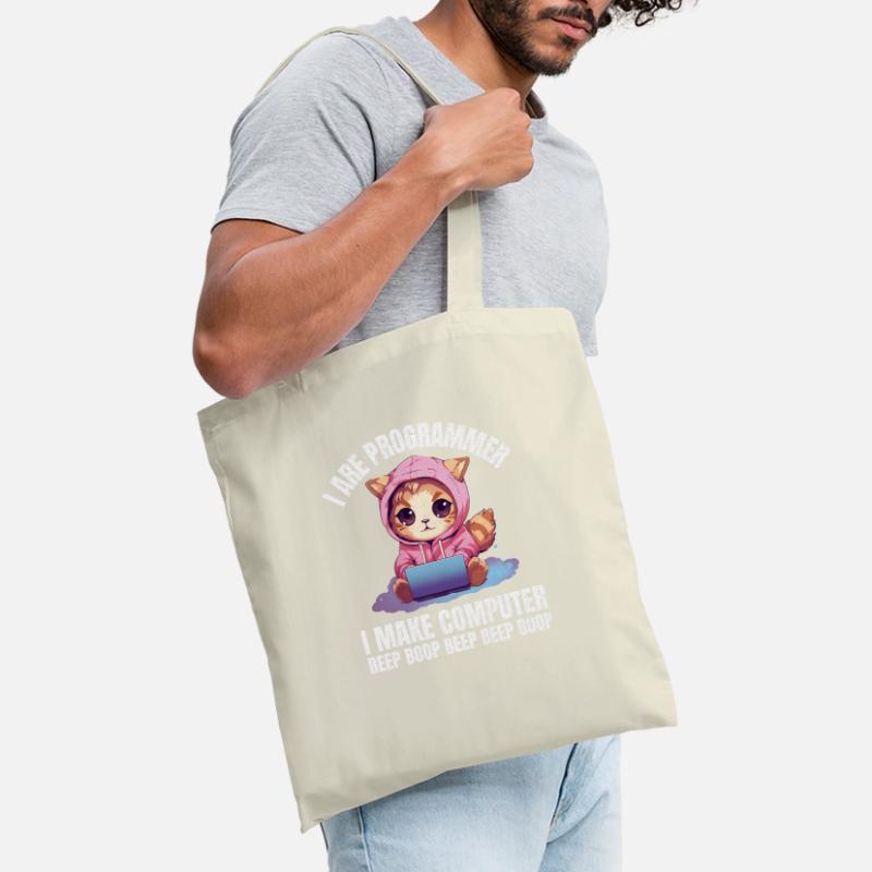 I'm a programmer. I'm doing Computer Beep Tote Bag