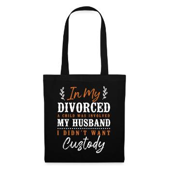 Happy Divorce Party dans mon divorce - Sac en tissu - noir - Devant