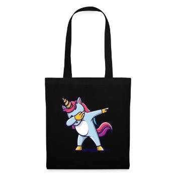 Dab Dabbing Unicorn Dabbing Unicorn Dance - Tote Bag - black - Front
