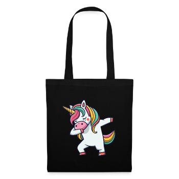Dab Dabbing Unicorn Dabbing Unicorn Dance - Tote Bag - black - Front