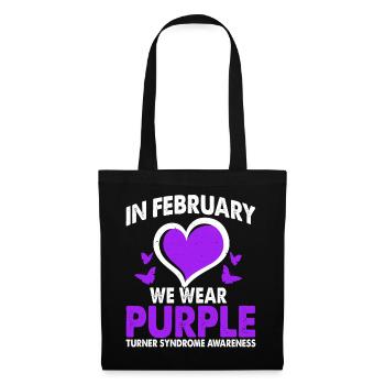 In February, we carry the month of enlightenment - Tote Bag - black - Front