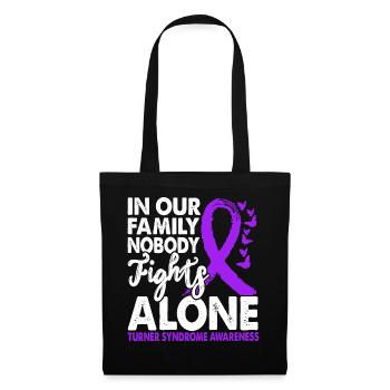 No one fights alone - Tote Bag - black - Front