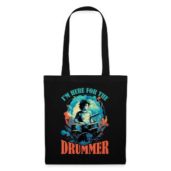 I'm Here For The Drummer 9 - Tote Bag - black - Front
