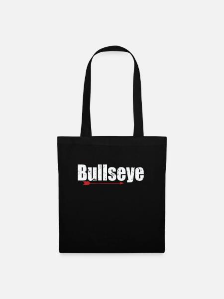 Bullseye Bogenschießen - Stoffbeutel - Schwarz
