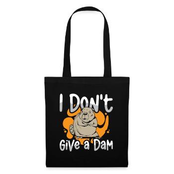 Beaver Dam I Don't Give A Dam Loves Rodent Animals - Tote Bag - black - Front