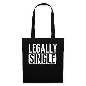 Happy Divorce Party Legally Single - Tote Bag - black - Front