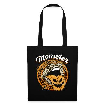 MOMSTER capture l’ d’Halloween - Sac en tissu - noir - Devant