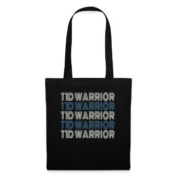 T1D Warrior - Diabetic Type 1 Diabetes - Tote Bag - black - Front