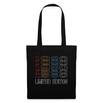Limited Edition 1980 Birthday 1980 Vintage Retro - Tote Bag - black - Front